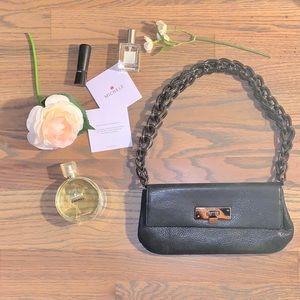 Michele black chain purse